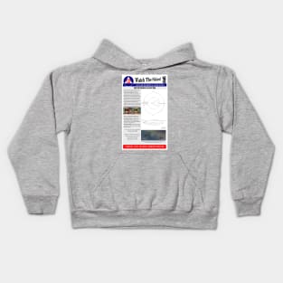 Civil Defense Poster - The Mysterions Kids Hoodie